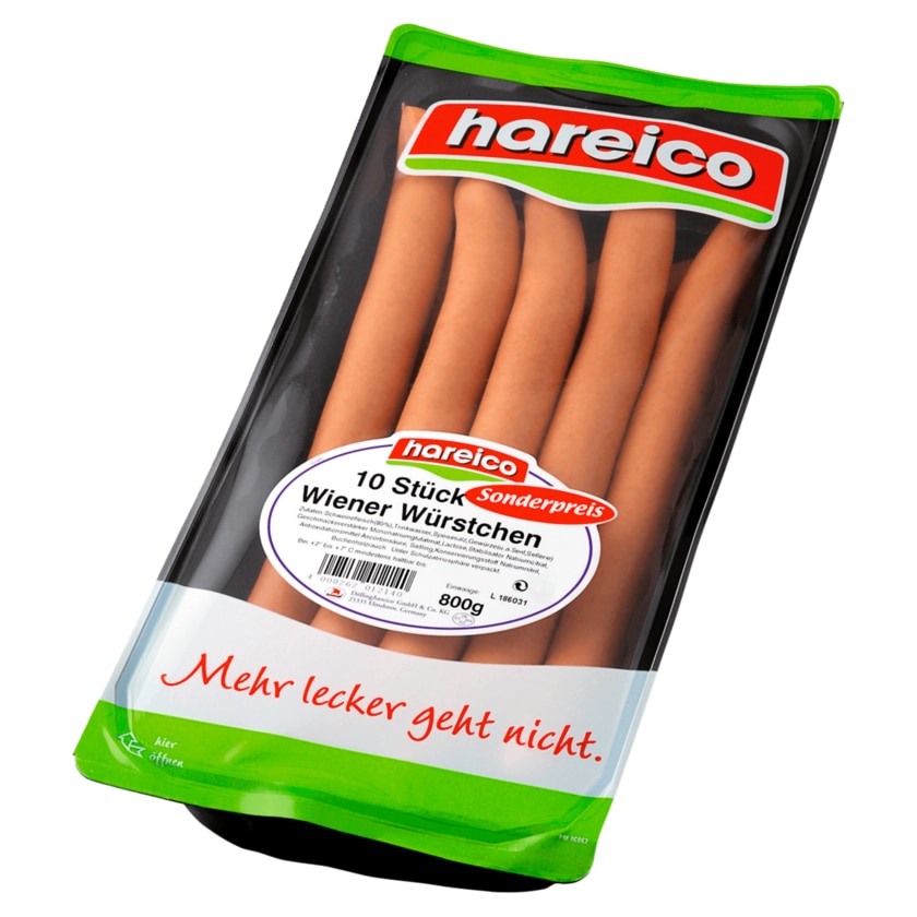 Hareico Premium Wiener 10x80g